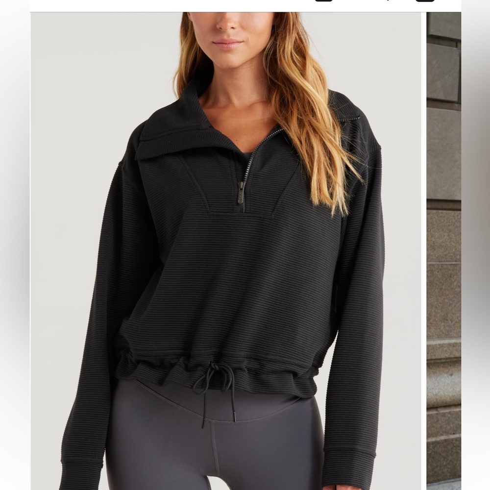 Zella Kickback Ottoman Half Zip Pullover